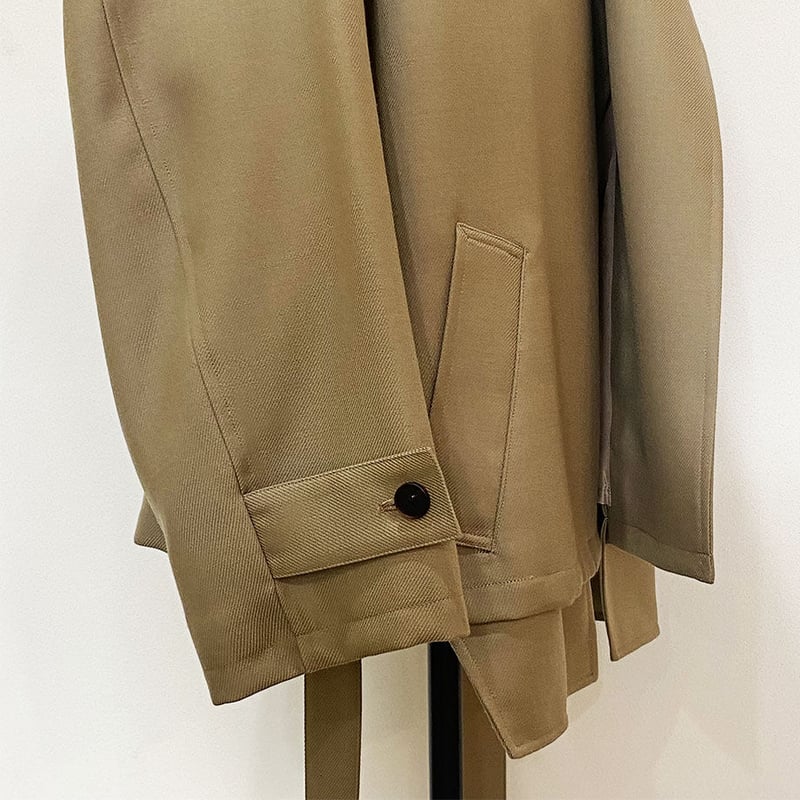 23AW BlancYM(ブランワイエム) Short Trench Coat BEIGE |...