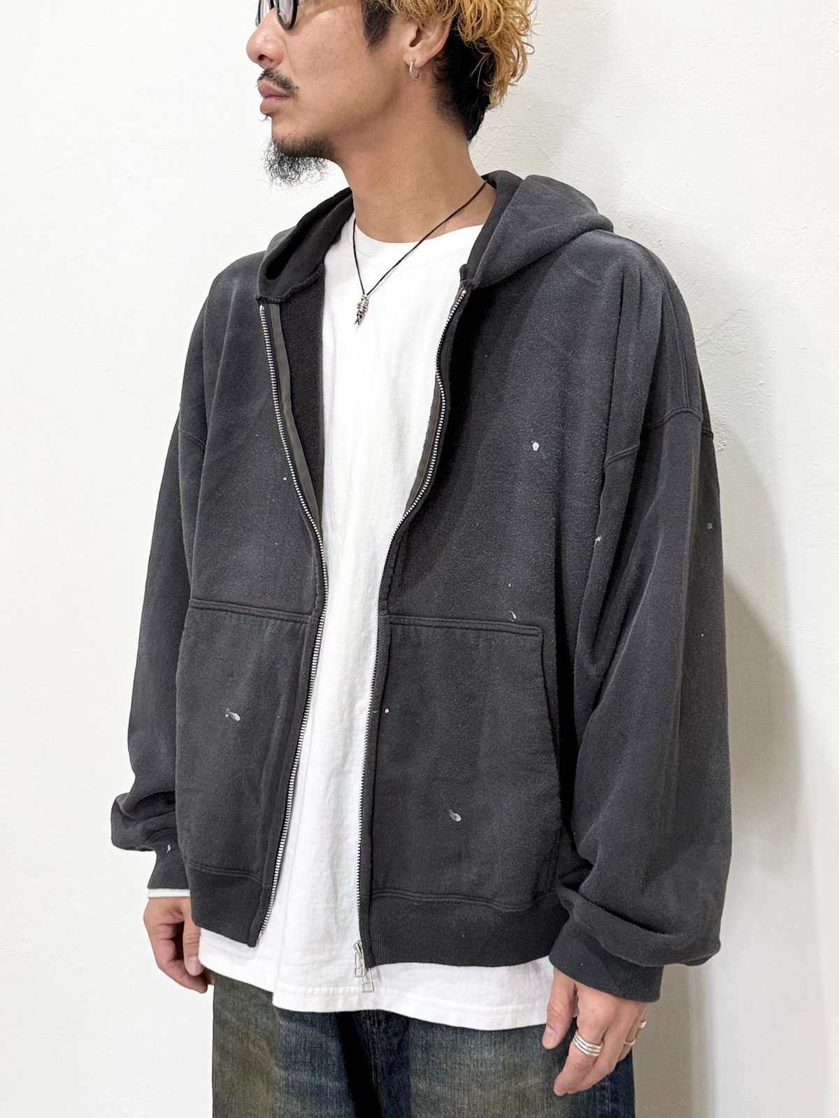 26SS/残り1点】 refomed / FRESH MAN ZIPUP HOODIE -C