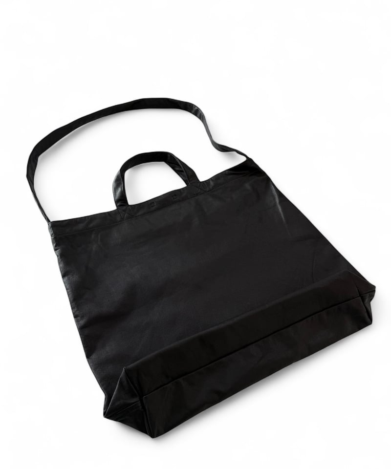 YOKO SAKAMOTO / RESEARCHER BAG LARGE -BLACK FUL