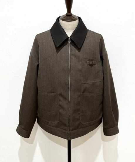 【26SS】 refomed / NEXT MAN WOOL JACKET -BROWN-