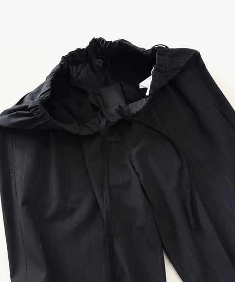 【26SS】 YOKO SAKAMOTO / DOUBLE PLEATED WIDE EASY PANTS -BLACK-