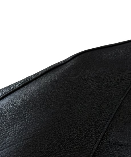 【26SS】 refomed / CCU LEATHER FORMAN JACKET -BLACK-