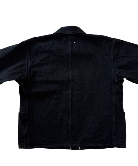 【26SS】YOKO SAKAMOTO / COVERALL "ONE WASH" -BLACK-