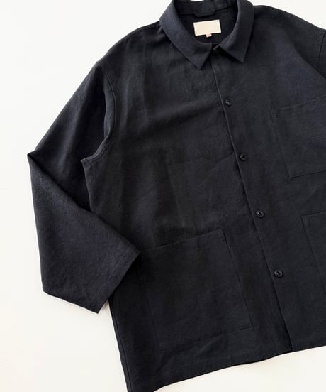【26SS】 YOKO SAKAMOTO / WORK SHIRT -BLACK-