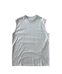 【26SS】 marka / 40/2 Organic Cotton Knit Sleeveless Tee -L.Beige-