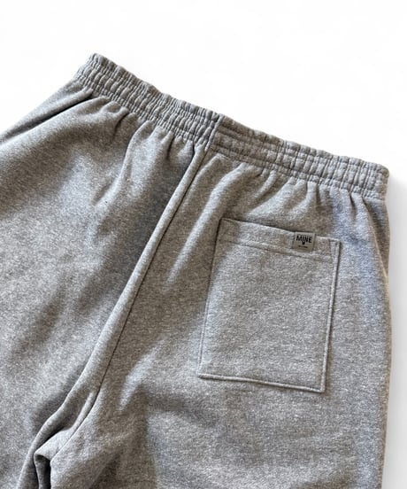 【SALE】 MINE / Wide Relax Sweat Pants -Heather Gray-