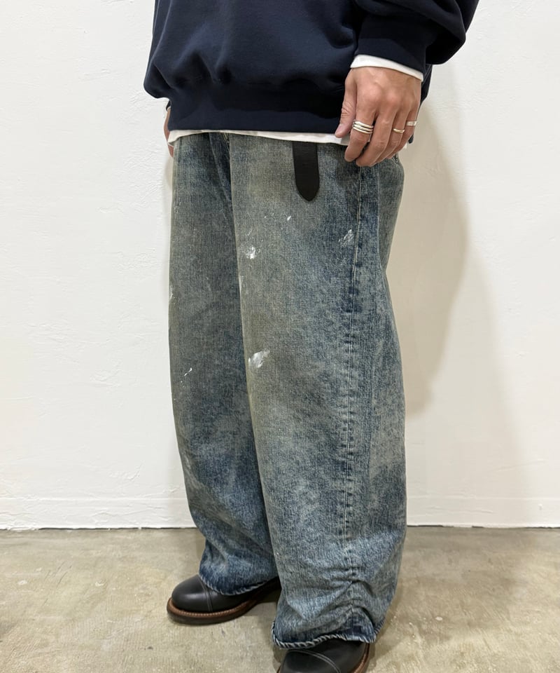 26SS/残り1点】 refomed / FRESH MAN DENIM WIDE PANT