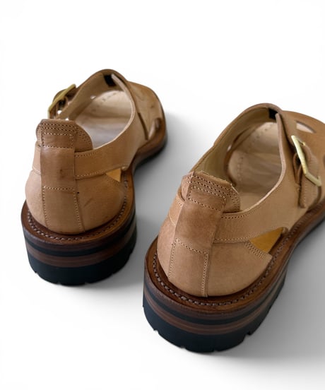 Post Production / HUNT SANDALS -NATURAL-