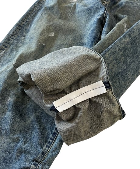 【26SS/残り1点】 refomed / FRESH MAN DENIM WIDE PANTS -PAINT-