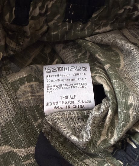 【26SS/残り1点】 TENHALF / CARGO SHORT PANTS -TIGER-