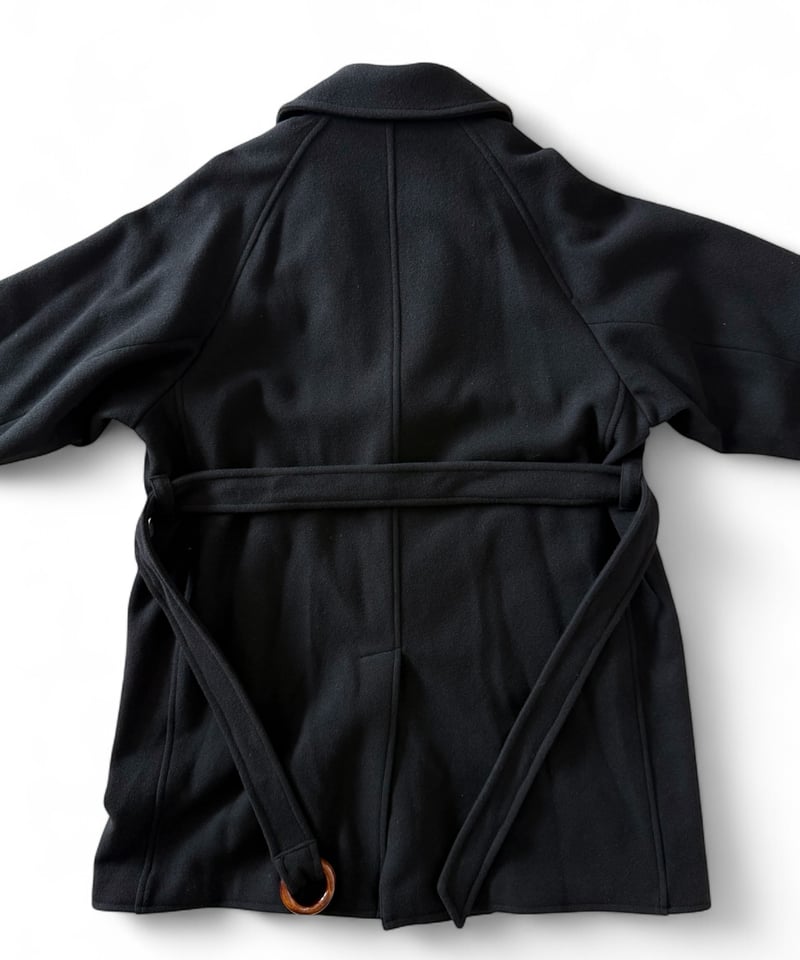 satou / tabi melton coat -kuro- | YURAGI