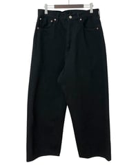 【26SS】 YOKO SAKAMOTO / 5POCKET BAGGY PANTS "ONE WASH" -BLACK-