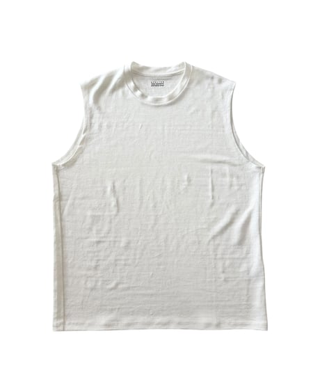 【26SS】 YOKO SAKAMOTO / SLEEVELESS TOP -ECRU-