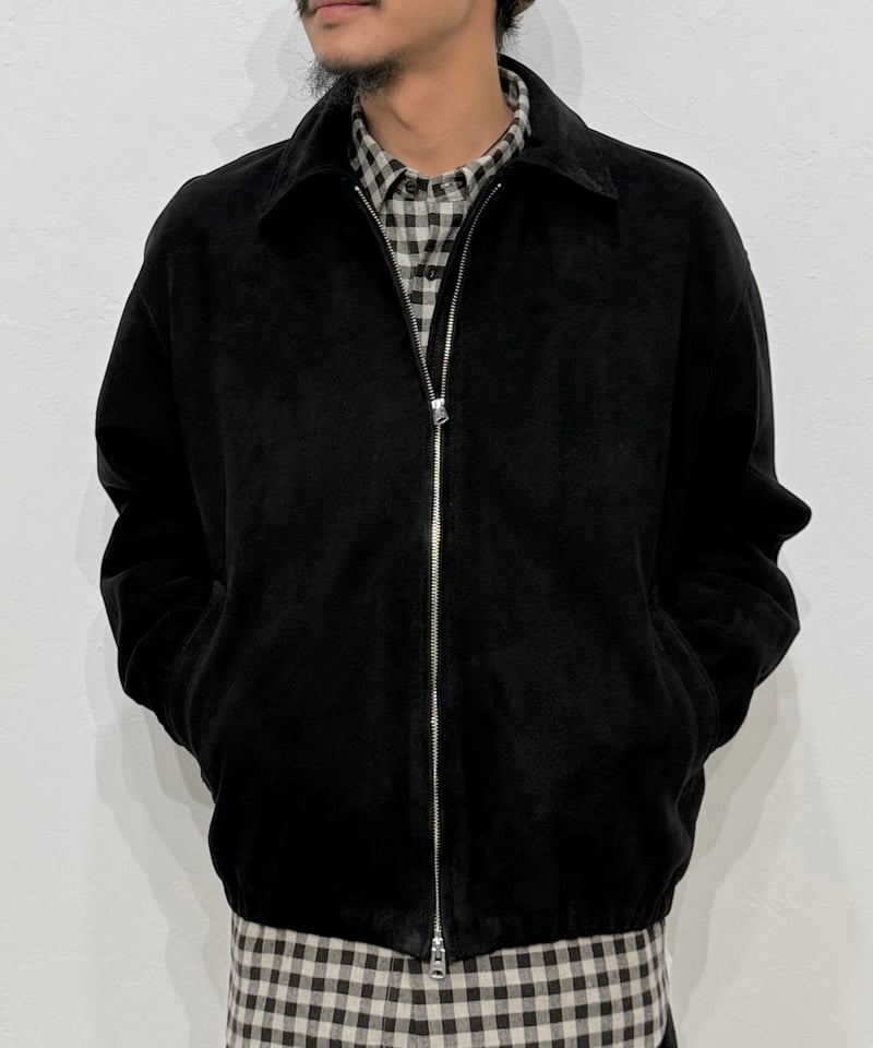 26SS】 YOKO SAKAMOTO / ZIP BLOUSON -BLACK SHEEP 26SS】 YOKO SAKAMOTO / ZIP BLOUSON -BLACK SHEEP