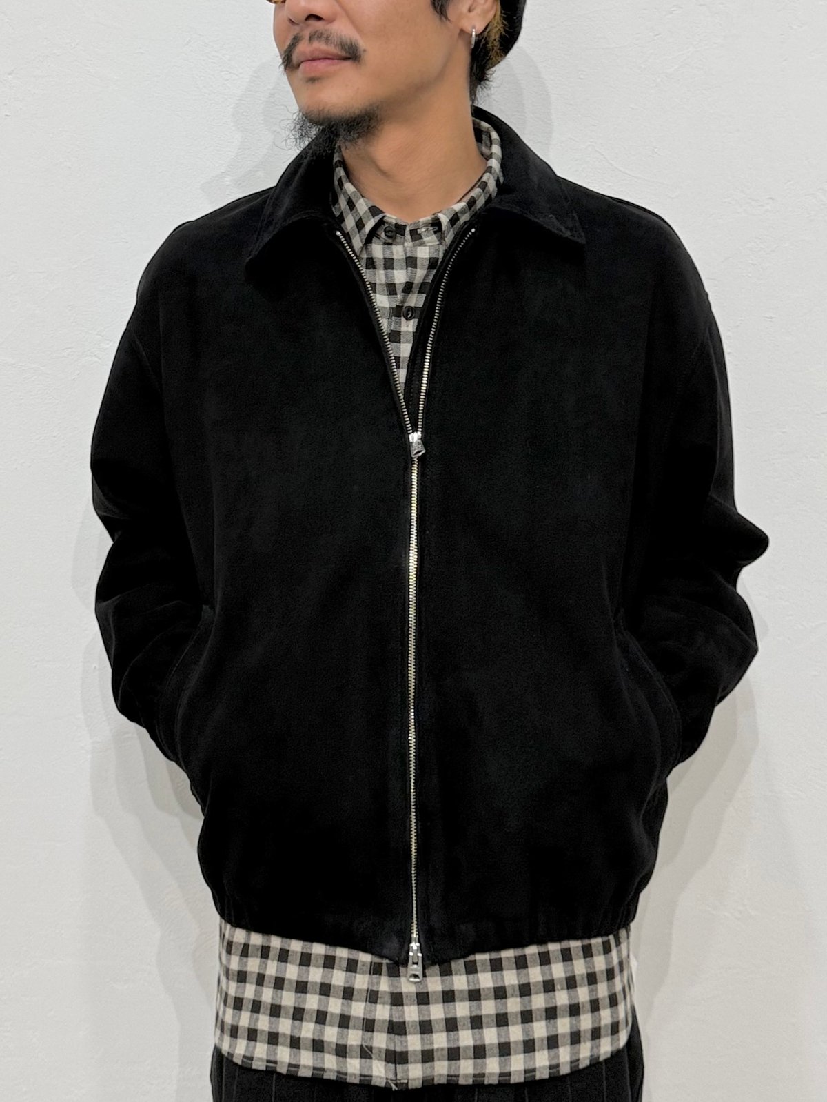 26SS】 YOKO SAKAMOTO / ZIP BLOUSON -BLACK SHEEP
