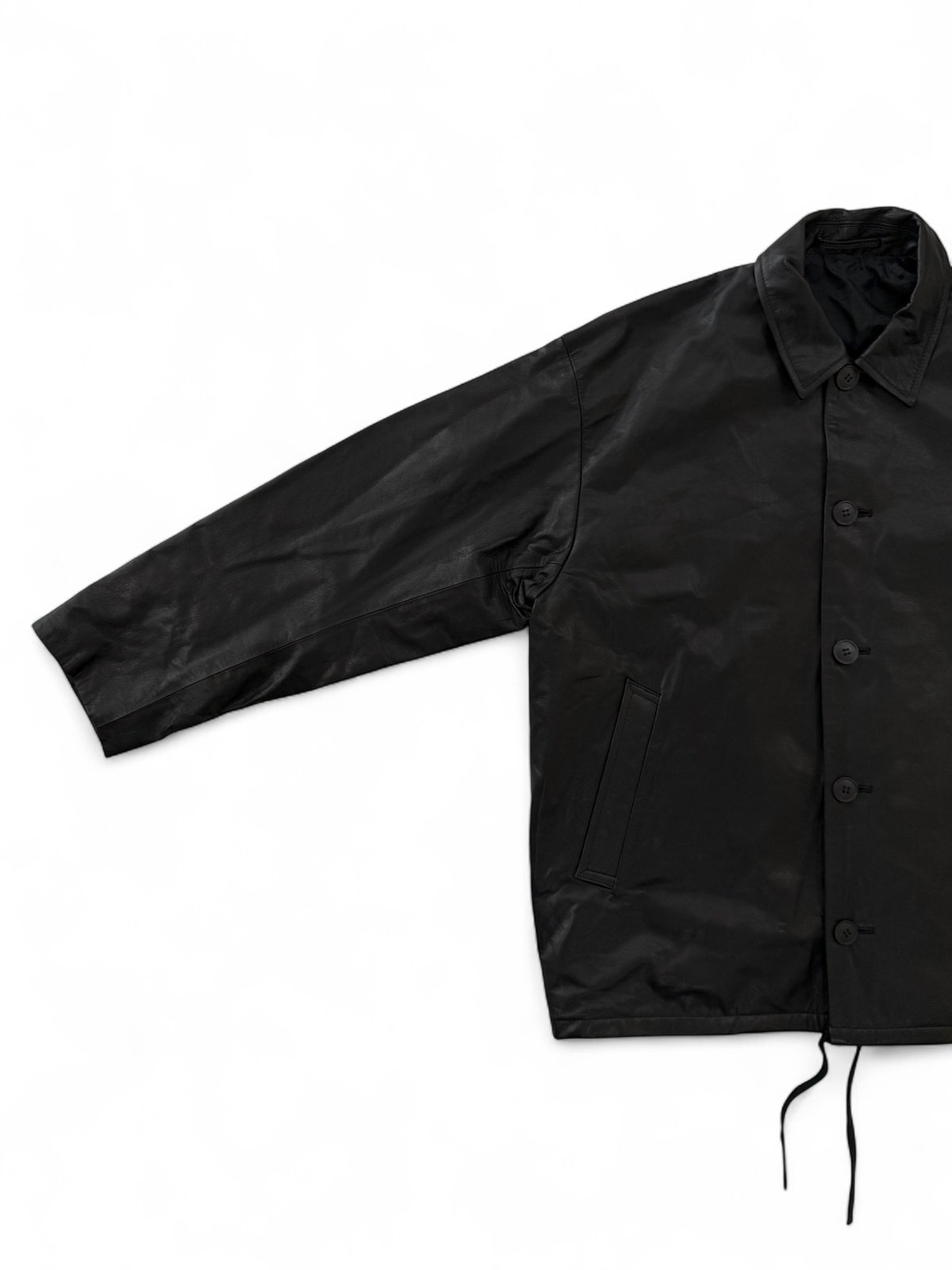 25AW】YOKO SAKAMOTO / COACH JACKET -BLACK FULL