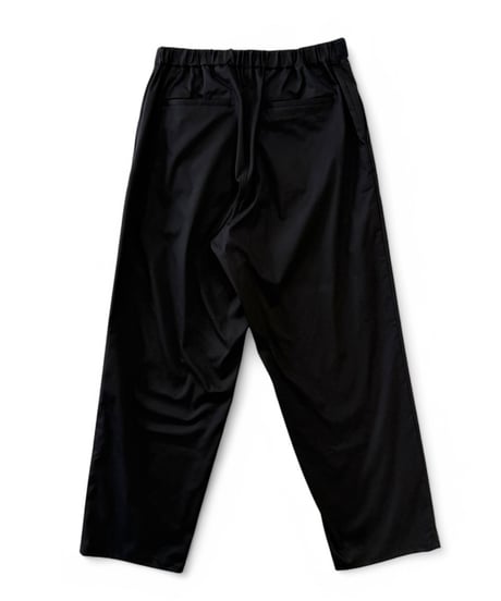 【残り1点】Graphpaper / Solotex Twill Wide Tapered Chef Pants -BLACK-