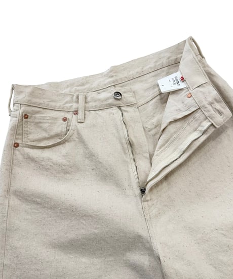 【26SS】YOKO SAKAMOTO / 5POCKET BAGGY PANTS "ONE WASH" -ECRU-