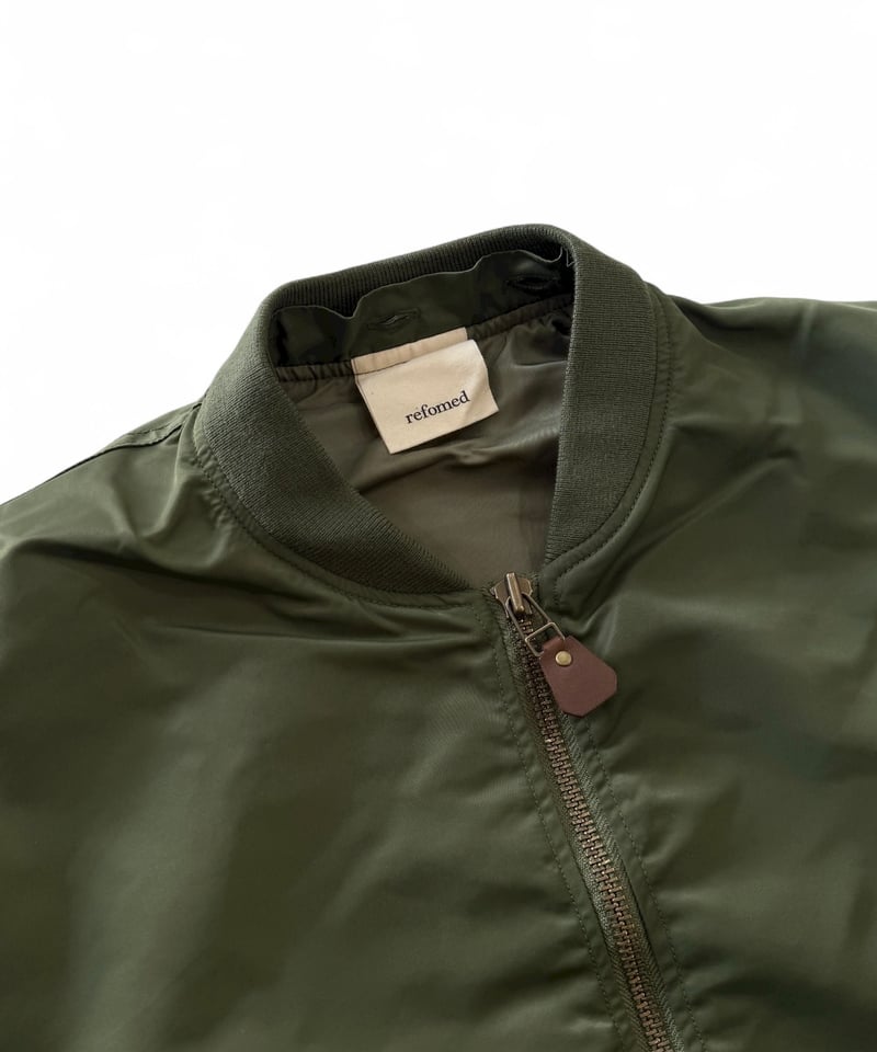25AW】refomed / CASTRO JAMPER -OLIVE- | YURAGI
