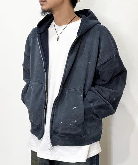 【26SS】 refomed / FRESH MAN ZIPUP HOODIE -NAVY-