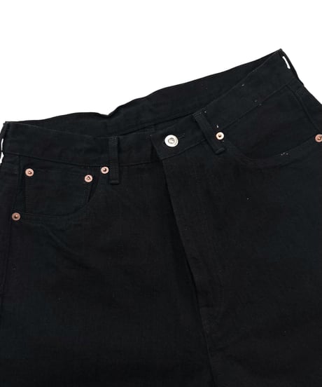 【26SS】 YOKO SAKAMOTO / 5POCKET BAGGY PANTS "ONE WASH" -BLACK-