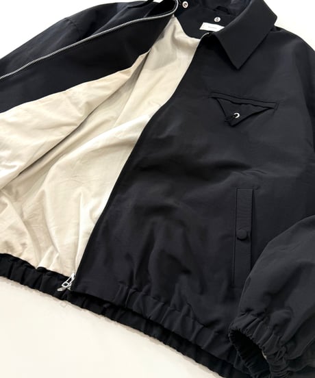 【26SS】 refomed / DOKA NYLON JACKET "TARP" -BLACK-