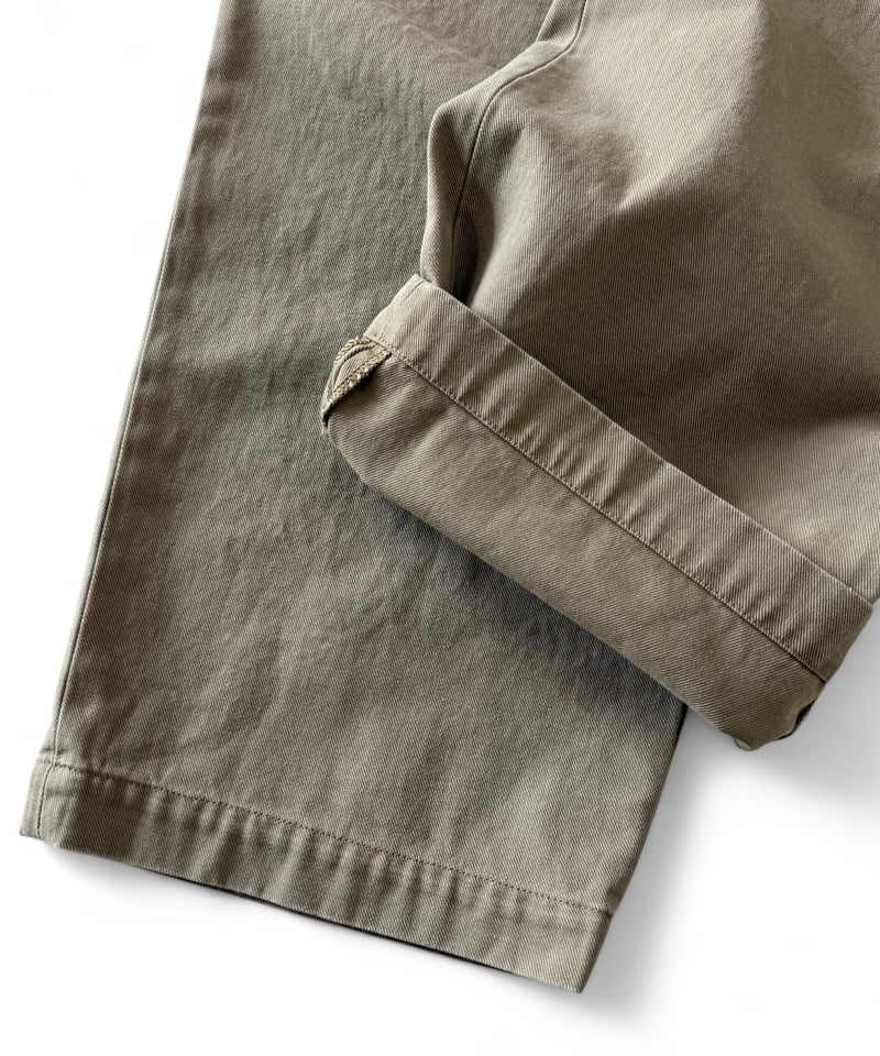 良デザイン】marka ware スラックス カーキ 古着 MARKAWAREの