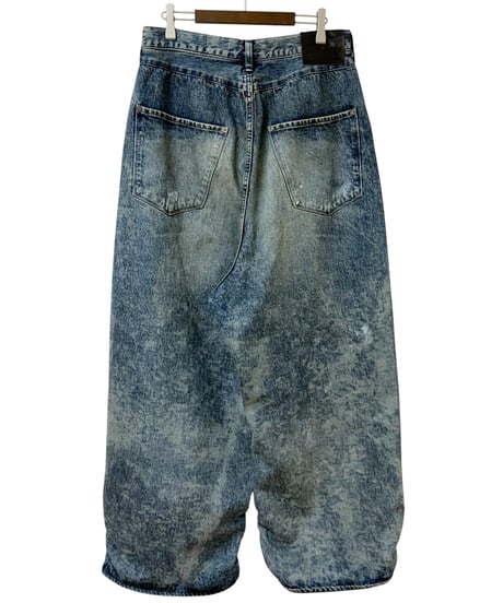 【26SS/残り1点】 refomed / FRESH MAN DENIM WIDE PANTS -PAINT-