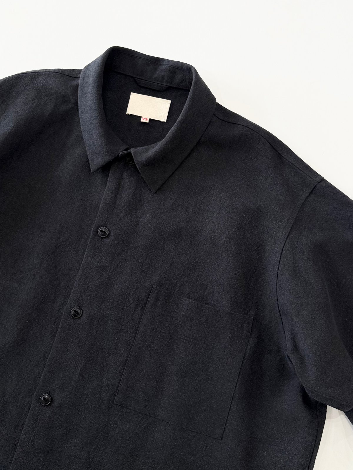 26SS】 YOKO SAKAMOTO / WORK BLOUSE -BLACK- | YU