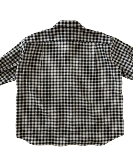 【26SS】 YOKO SAKAMOTO / REGULAR COLLAR SHIRT -GINGHAM-
