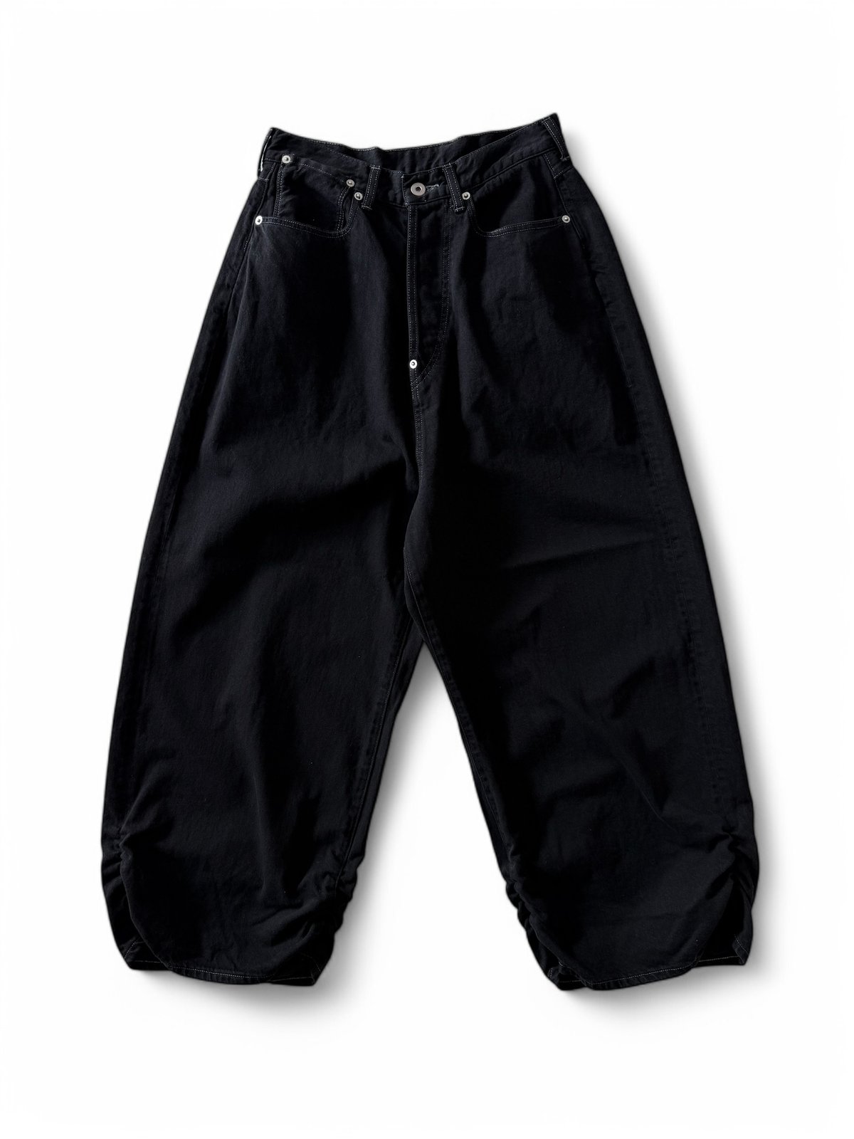 refomed / FRESH MAN DENIM WIDE PANTS -BLACK- | refomed / FRESH MAN DENIM WIDE PANTS -BLACK- |