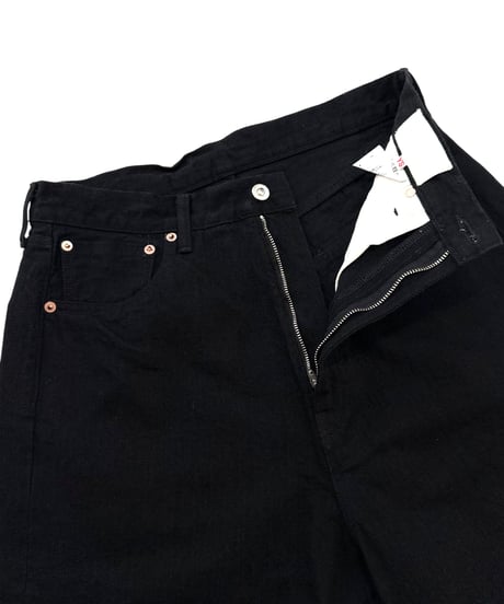 【26SS】 YOKO SAKAMOTO / 5POCKET BAGGY PANTS "ONE WASH" -BLACK-