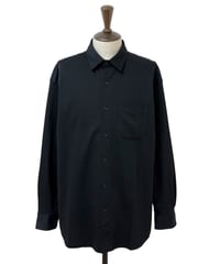 【26SS】 YOKO SAKAMOTO / REGULAR COLLAR SHIRT -BLACK-