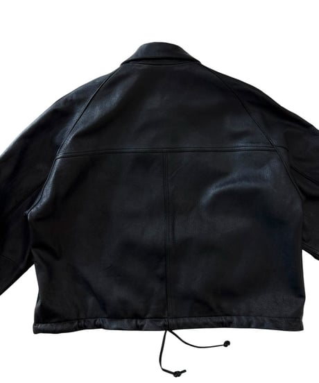 【26SS】 refomed / CCU LEATHER FORMAN JACKET -BLACK-