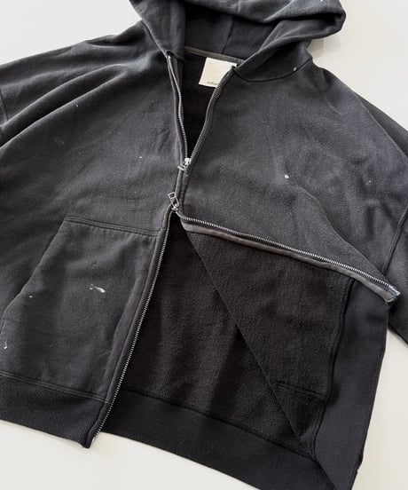 【26SS/残り1点】 refomed / FRESH MAN ZIPUP HOODIE -CHACOAL-