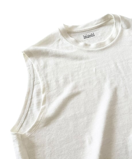 【26SS】 YOKO SAKAMOTO / SLEEVELESS TOP -ECRU-