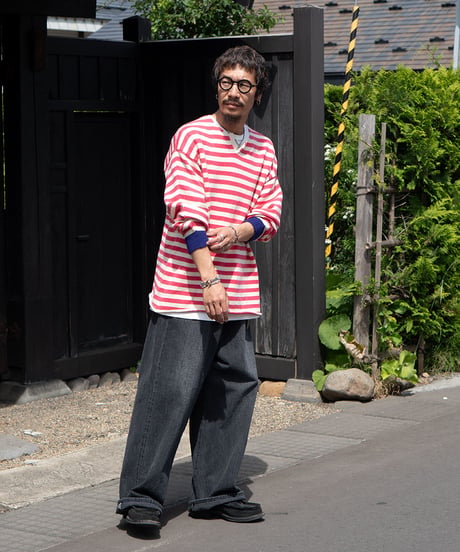 【26SS】 obafer / COTTON SKIPPER BORDER PULLOVER -Exclusive-