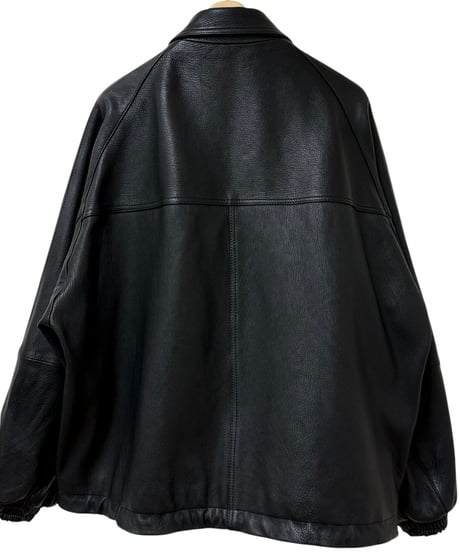 【26SS】 refomed / CCU LEATHER FORMAN JACKET -BLACK-