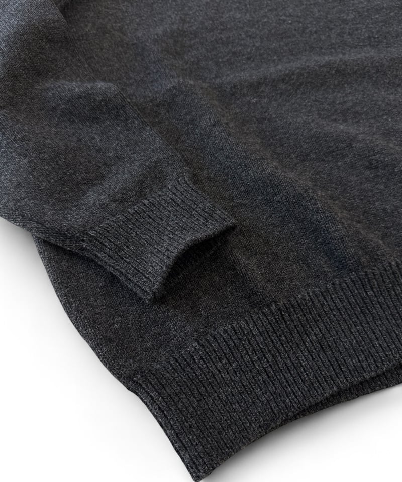 25AW】YOKO SAKAMOTO / RAGLAN CREW NECK KNIT -CH