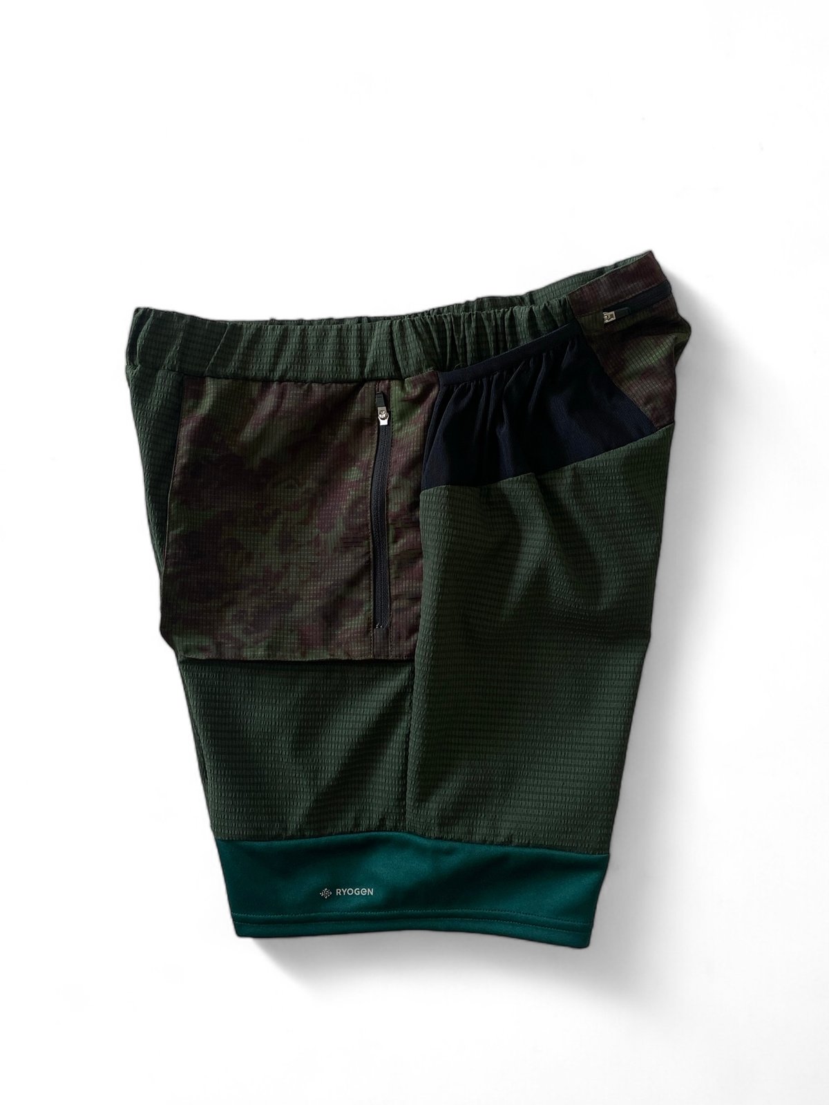 RYOGEN/DEAD LEAF DOCKING NEO SHORTS -DL GREEN-