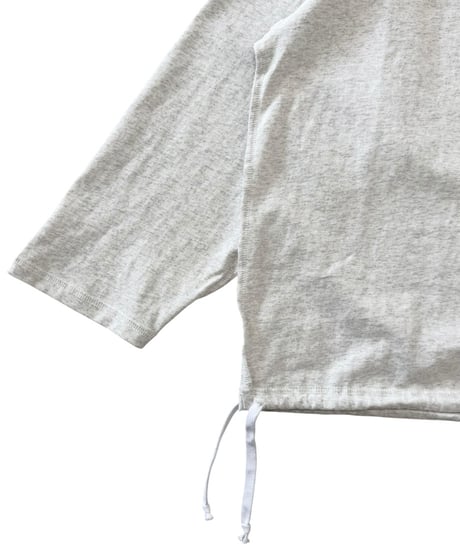 【26SS/残り1点】 TENHALF / FOOTBALL LONG T-SHIRT -LIGHT GRAY-