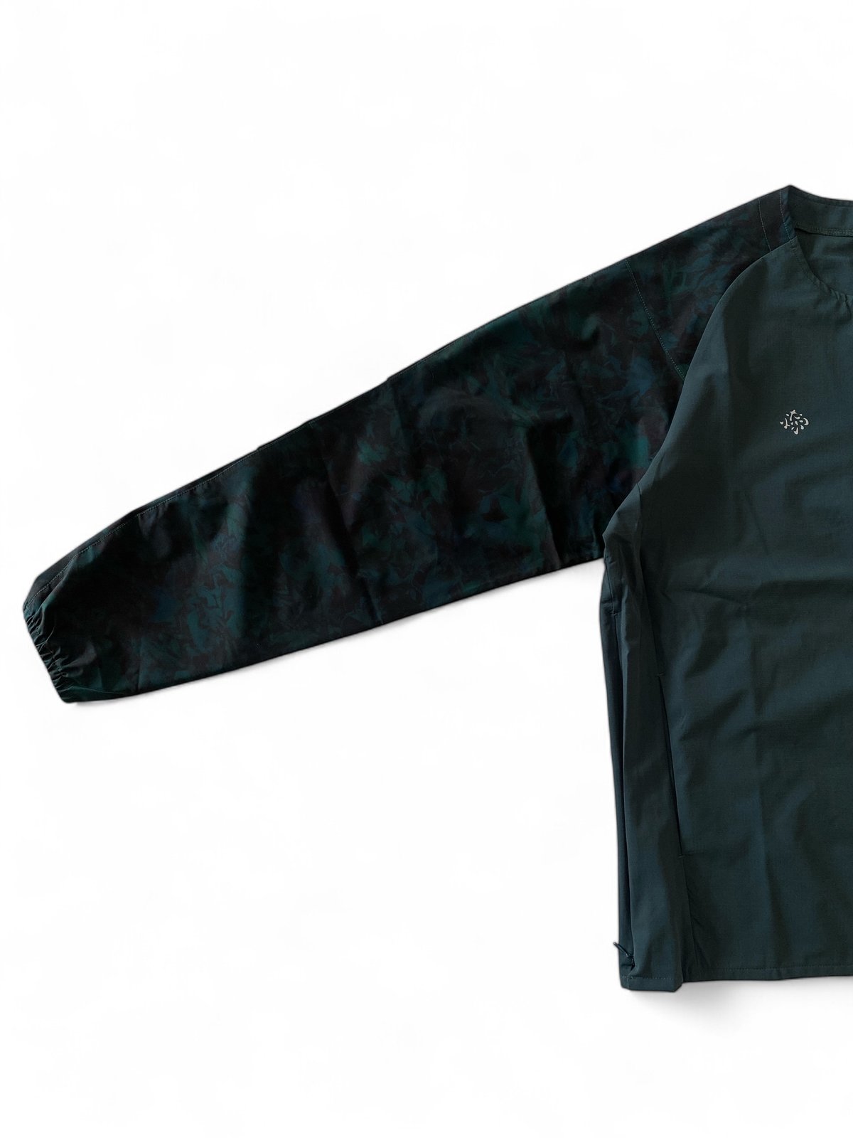 RYOGEN/ DEADLEAF RAGLAN HALFZIP SHIRT -DL.GREEN