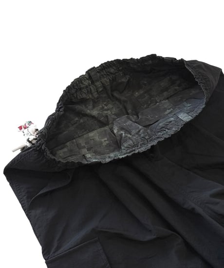 【26SS/残り1点】 TENHALF / REVERSIBLE CARGO PANTS -BLACK-