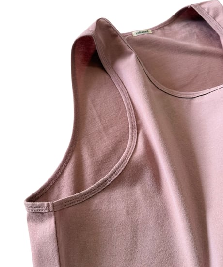 【26SS/残り1点】 refomed / 10WASH TANK TOP -PINK-