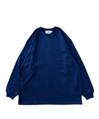 【25AW/残り1点】Graphpaper / Tri Spun Cotton L/S Oversized Tee -BLUE-
