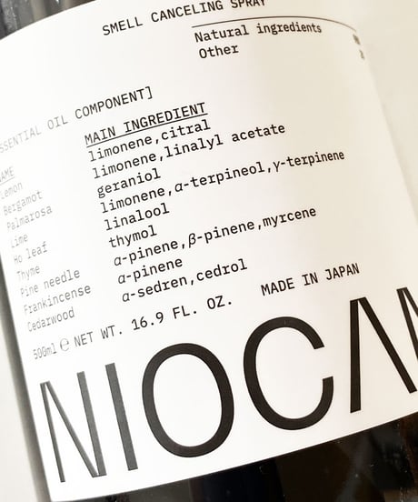 NIOCAN / Smell Canceling Spray