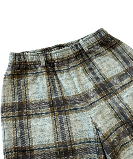 【26SS】 TENHALF / TENHALF SWEAT -BROWNCHECK-