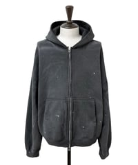 【26SS/残り1点】 refomed / FRESH MAN ZIPUP HOODIE -CHACOAL-