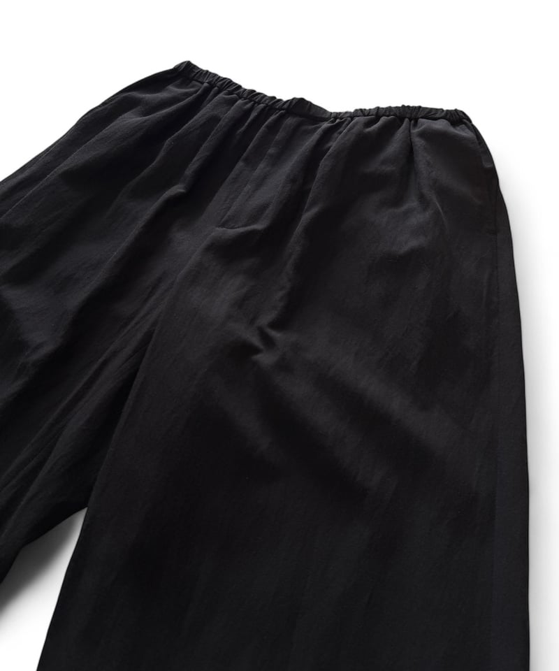 YOKO SAKAMOTO / RELAX EASY PANTS -BLACK- | YURAGI YOKO SAKAMOTO / RELAX EASY PANTS -BLACK- | YURAGI