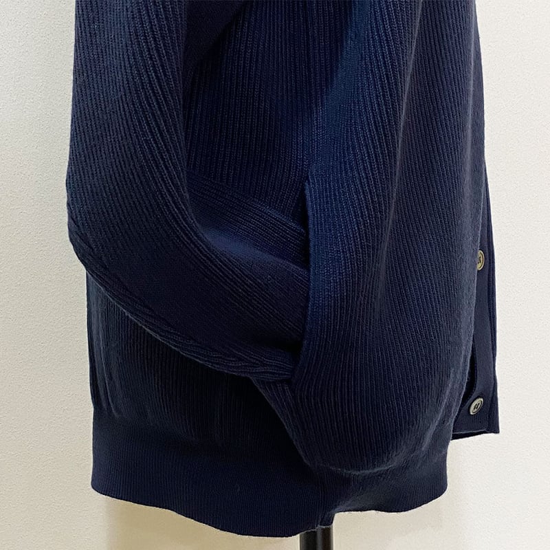 Graphpaperグラフペーパー High Density Cardigan NAVY